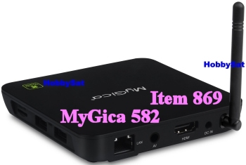 Back of Android Media TV Box - MyGica ATV582 Quad Core Nano